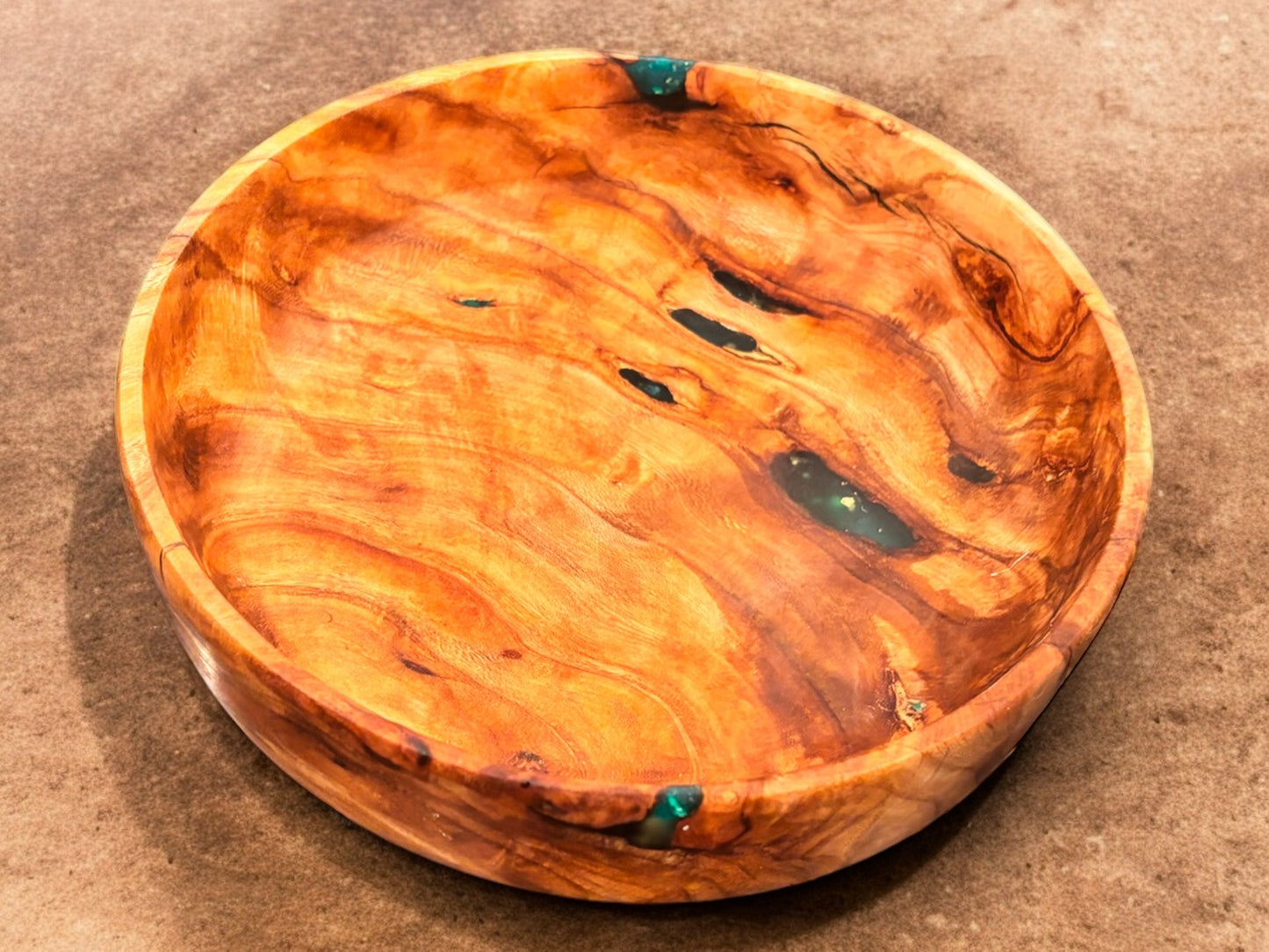 Maple Burl Epoxy Bowl