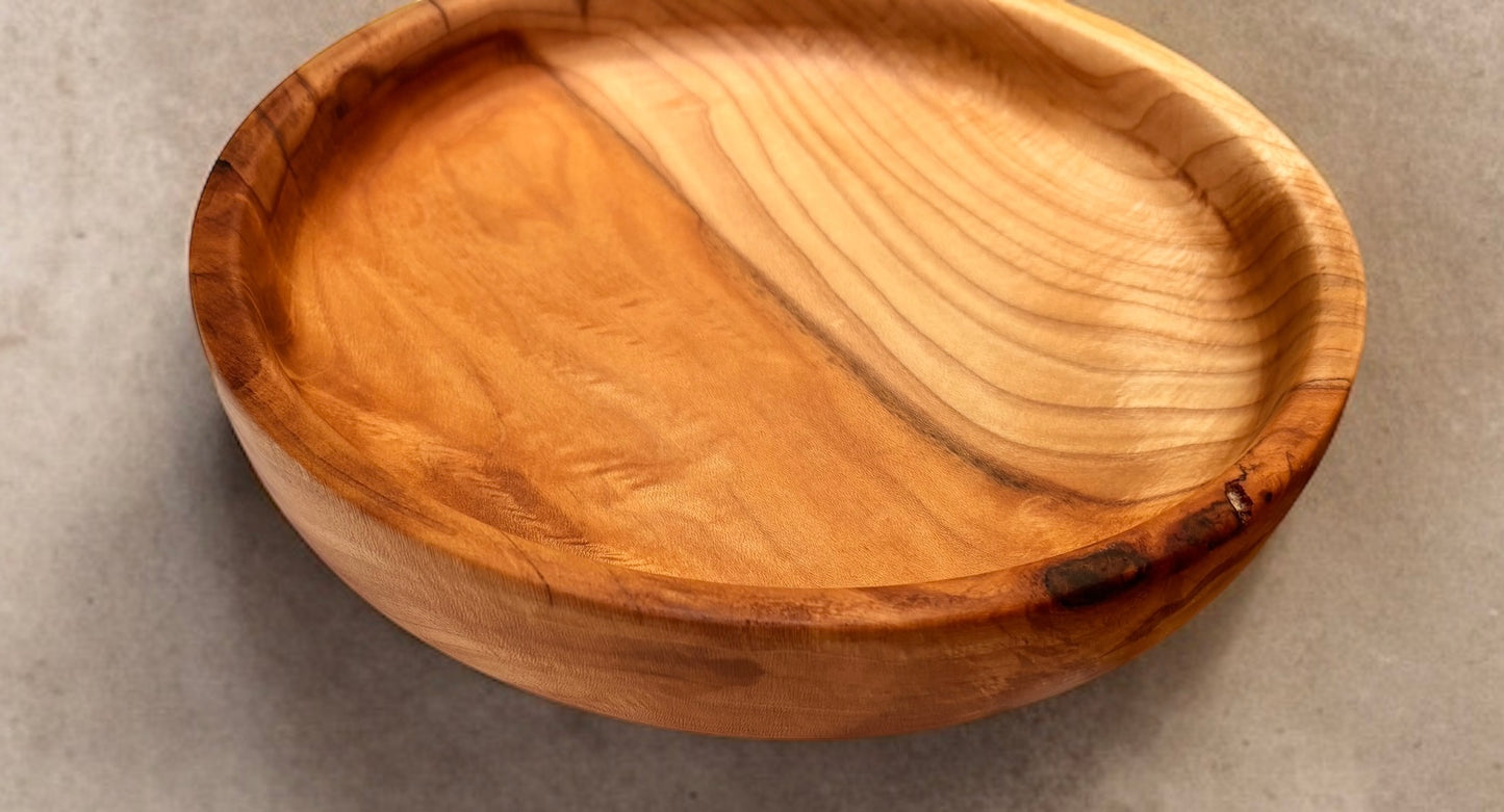 Hand turned maple bowl