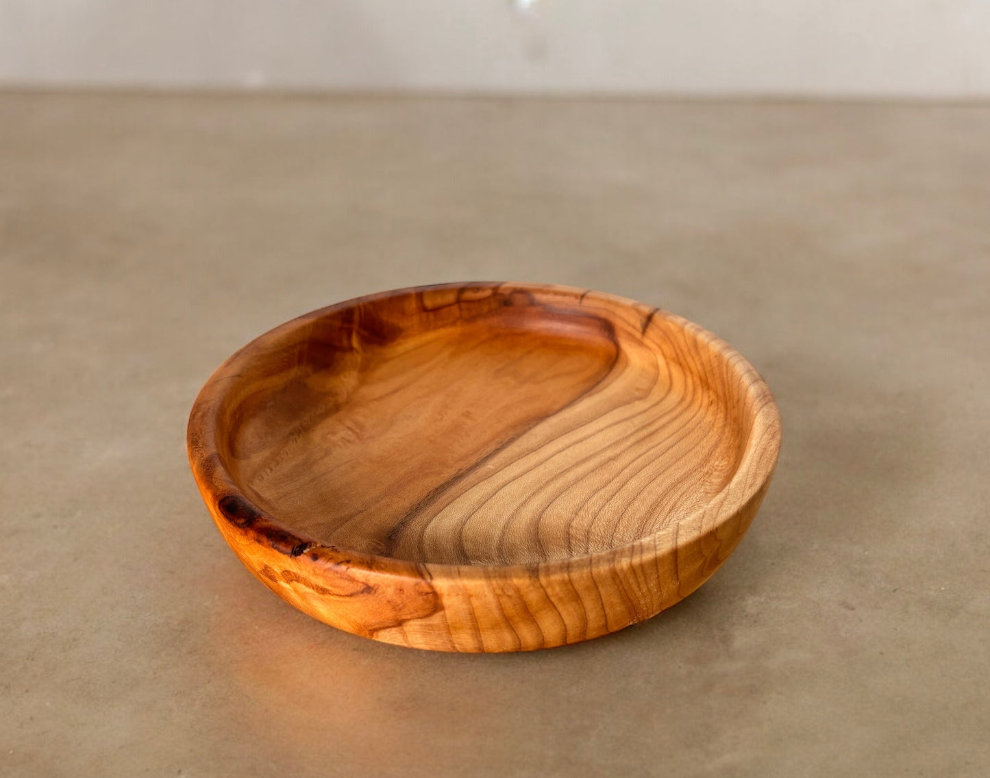 Hand turned maple bowl